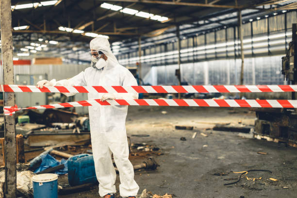 Professional Blood Cleanup technician working in Pomfret, MD